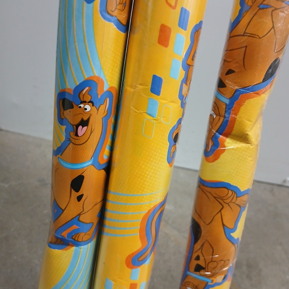 scooby doo ♡ 3 gift wrap rolls y2k vintage wrapping paper christmas holiday - Picture 5 of 10